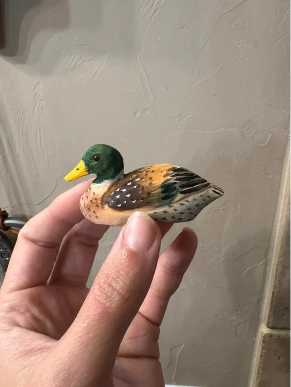 Mallard duck trinket